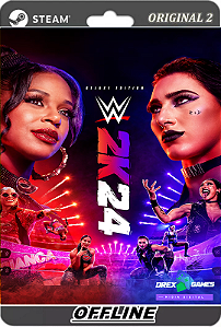 WWE 2K24 PC Steam Offline Edição 40 Anos do WrestleMania -  Modo Campanha