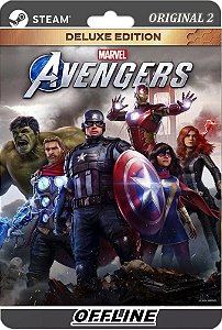 Os Vingadores 2020 PC Deluxe Edition Steam Offline - Marvel's Avengers Deluxe Edition