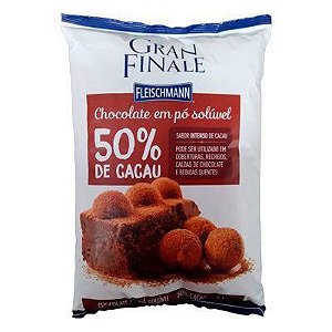 CHOCOLATE EM PÓ 50% 1KG - FLEISCHMANN