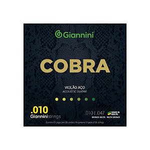 ENCORD VIOLÃO AÇO 010 - COBRA 80/20