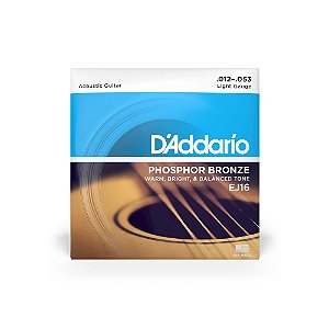 ENCORD VIOLÃO AÇO 012 - D'ADDARIO EJ16