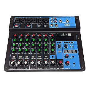 MESA DE SOM 8 CANAIS ANALÓGICA - MX8T