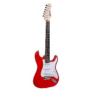 GUITARRA STRATO S+S+S VERMELHA  - WGS