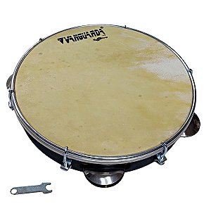 PANDEIRO 10" PRETO COURO ECO - VANGUARDA