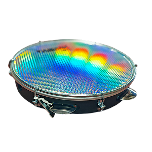 PANDEIRO 10" HOLOG PRETO - VANGUARDA