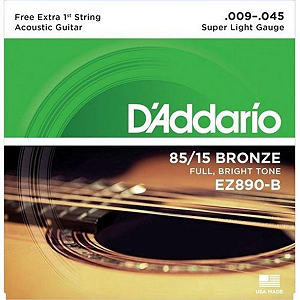 ENCORD VIOLAO AÇO 09 - D'ADDARIO EZ890B