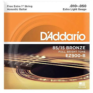 ENCORD VIOLÃO AÇO 010 - D'ADDARIO EZ900B