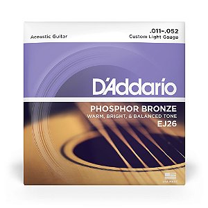 ENCORD VIOLÃO AÇO 011 - D'ADDARIO EJ26