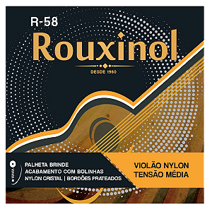 ENCORD VIOLÃO NY ESTUDANTE - ROUXINOL R58