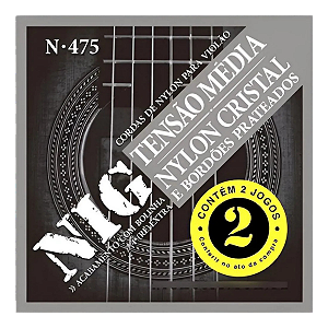 ENCORD VIOLÃO NY - NIG 2N475 (C/ 1 JOGO)