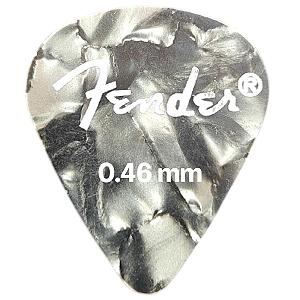 PALHETA FINA 0,46MM CELULOIDE - FENDER
