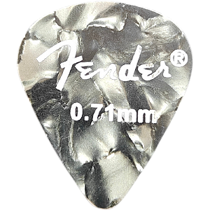 PALHETA MEDIA 0,71MM CELULOIDE - FENDER