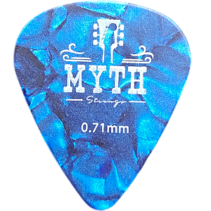 PALHETA MEDIA 0,71MM CELULOIDE - MYTH