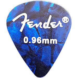 PALHETA GROSSA 0,96MM CELULOIDE - FENDER