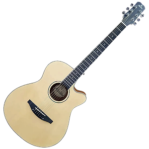 VIOLÃO PROF MINI JUMBO NATURAL ST - EVEREST MALIBU