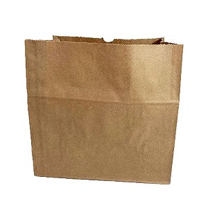 Saco Kraft G 100 unidades 30 cm X 19 cm X 31 cm