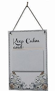 1756B-003 Placa Recados - Keep calm