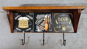 3015N-007 Prateleira 3 azulejos - Cerveja