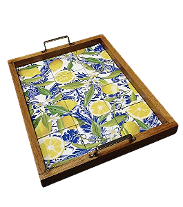 3096PM-105 - Bandeja de Azulejo - Limão Siciliano