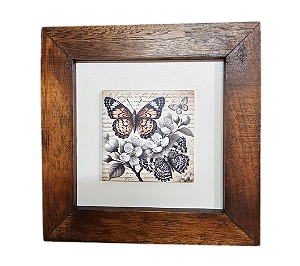 3001M-056 Quadro decor madeira - Borb Vintage