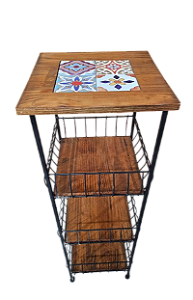 3016-087- Fruteira - Vitral Vintage