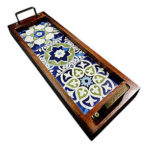 3100RB-114  Bandeja Az Lavabo - Mandalas Azuis