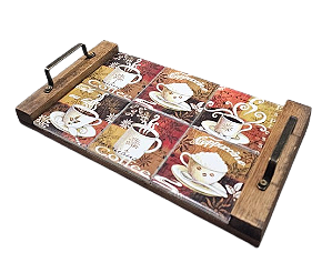 3097-118 Bandeja sem borda - Coffee