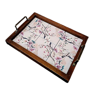 3096PM-129 Bandeja de Azulejo - Cerejeira