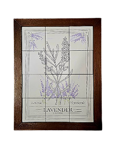 DUPLICADO - 3093AM-051 Quadro de azulejo - Oração de Presépio