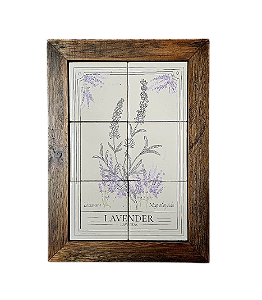 3093AM-168 Quadro de azulejo - Lavender