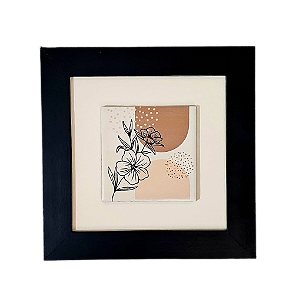 3001-133 Quadro de azulejo Decor - Floral Orgânico