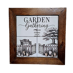 3094AP-148 Quadro de azulejo - Garden