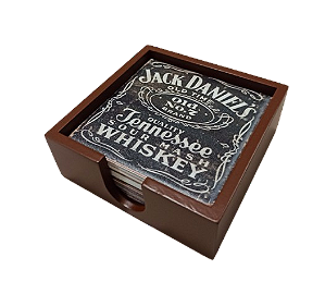 1800P-003 Suporte de copo Azulejo - Jack Daniels