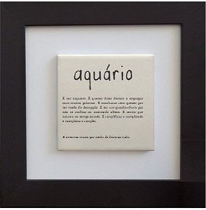 3001-013 Quadro de azulejo Decor - Signo Aquário