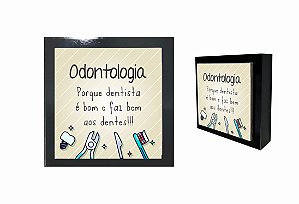 07-04-P029 Cubo Decor Preto - Odontologia