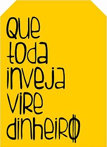 1759-F017 Placa Retangular - Dinheiro