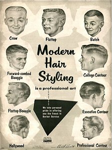 3569 Placa de Metal - Modern Hair