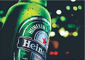 3595 Placa de Metal - Heineken Lights