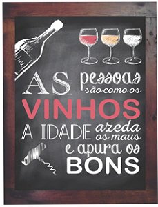 3093PG-042 Quadro Poster - Vinhos