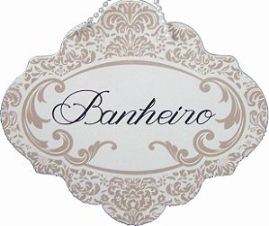 1701-001 Placa MDF - Banheiro