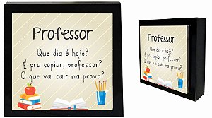 07-04-P055 Cubo Decor Preto - Professor