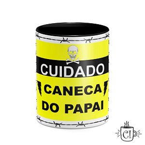 Caneca Personalizada Dia dos Pais - CUIDADO