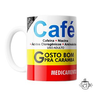 Caneca Personalizada - Café Gosto Bom Pra Caramba