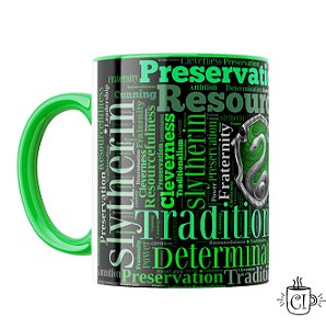 Caneca Personalizada Harry Potter - Sonserina