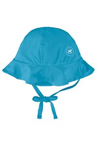 Chapéu Em Malha UV Moda Praia Azul Bebe Menino Up Baby