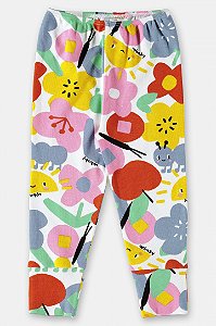 Calça Em Suedine Bebe Menina Up Baby