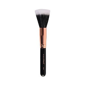 Pincel R-05 Duo Fiber Macrilan Linha Rosé Base/Pó/Blush