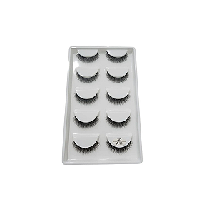 Cartela de Cílios 5 pares 3D A11