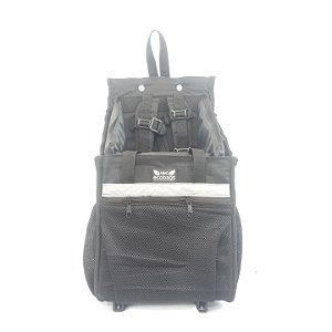 Mochila Pet, Ciclista, Motos, Patinetes, Modelo Radical Preta Tam G