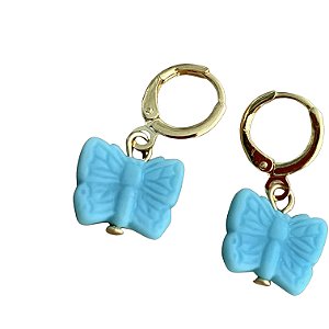 argolinha farfalla blu